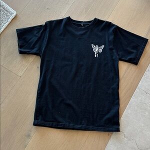 X-Girl T-Shirt with Butterfly Design
